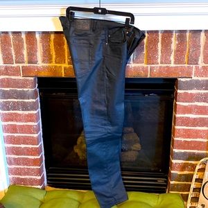 Mens Vintage Brand Coated Denim Jeans Size 36